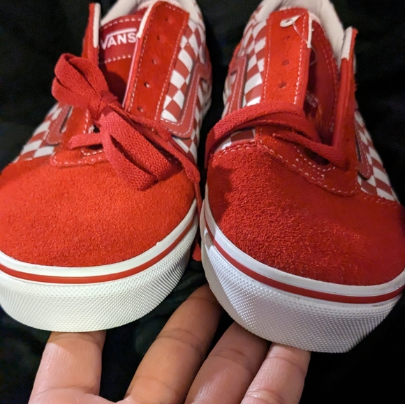 Red checkered vans Y6.0 - Picture 4 of 7